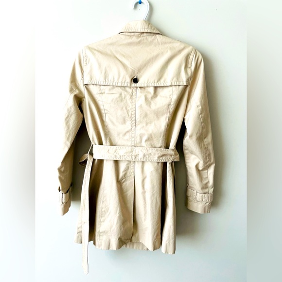 Banana Republic Women's Trench Coat Jacket Khaki Beige - Picture 5 of 6